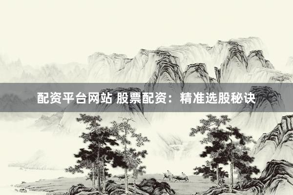 配资平台网站 股票配资：精准选股秘诀